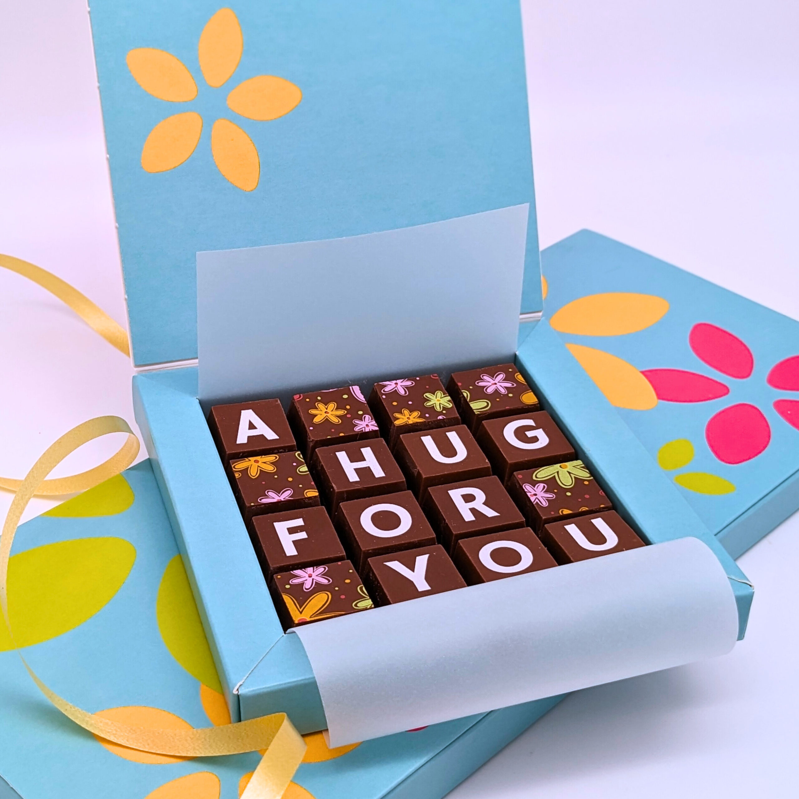 Personalised Message A Hug For You Chocolate Gift - Image 2
