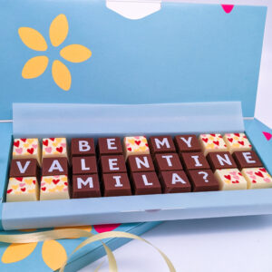 Personalised Be My Valentine Chocolate Box
