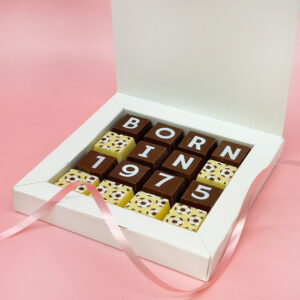 Year Of Birth Birthday Chocolate Box