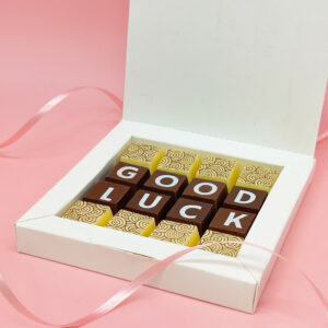 Good Luck Chocolate Box - Square