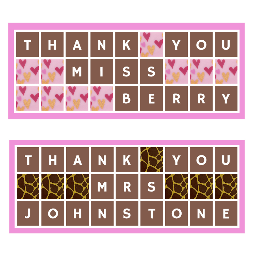 'Thank You Teacher' Personalised Chocolate Box - Image 2
