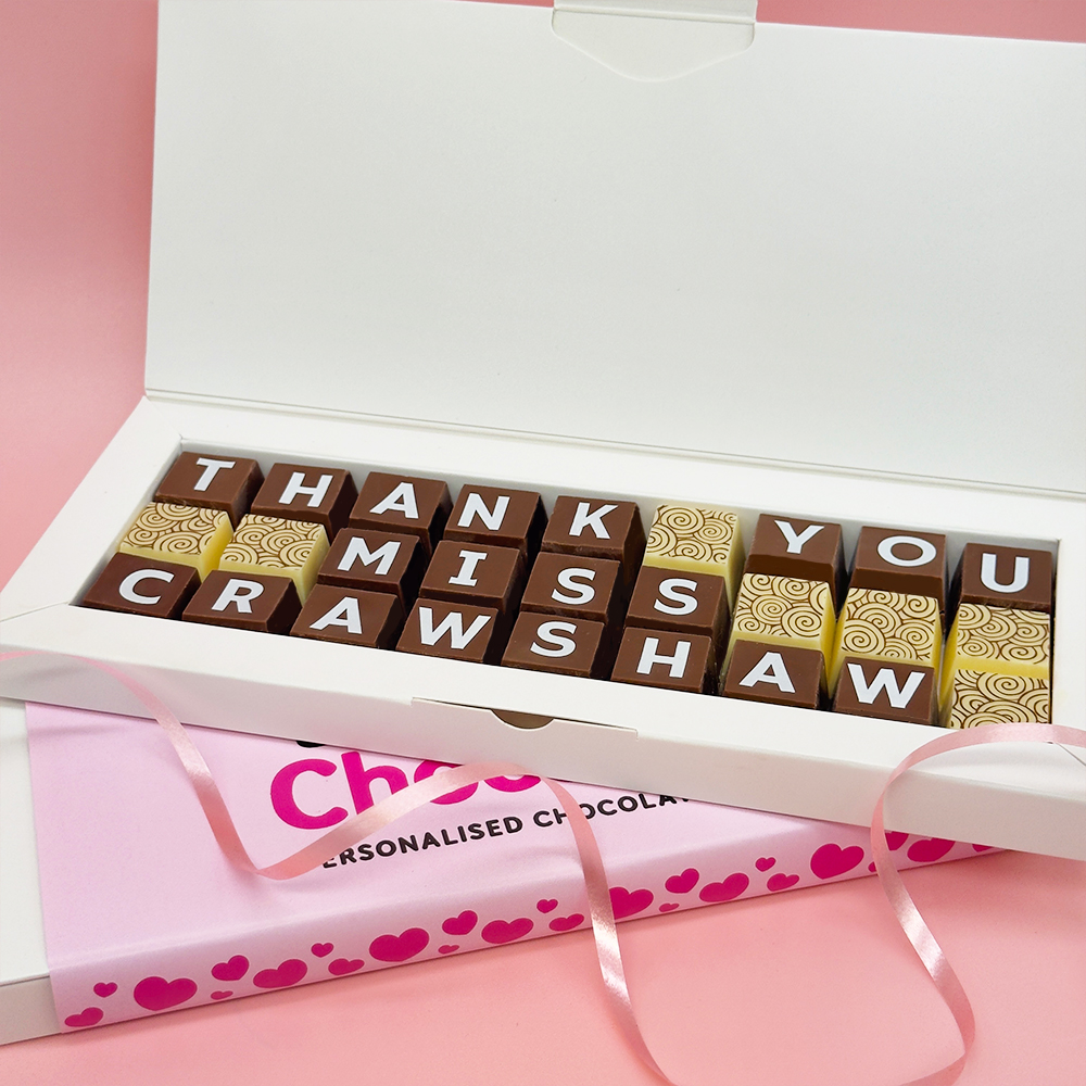 'Thank You Teacher' Personalised Chocolate Box