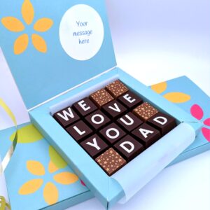 Love You Dad Chocolates With Personalised Message