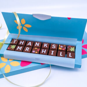 Personalised Thank You Teacher Gift In Chocolate